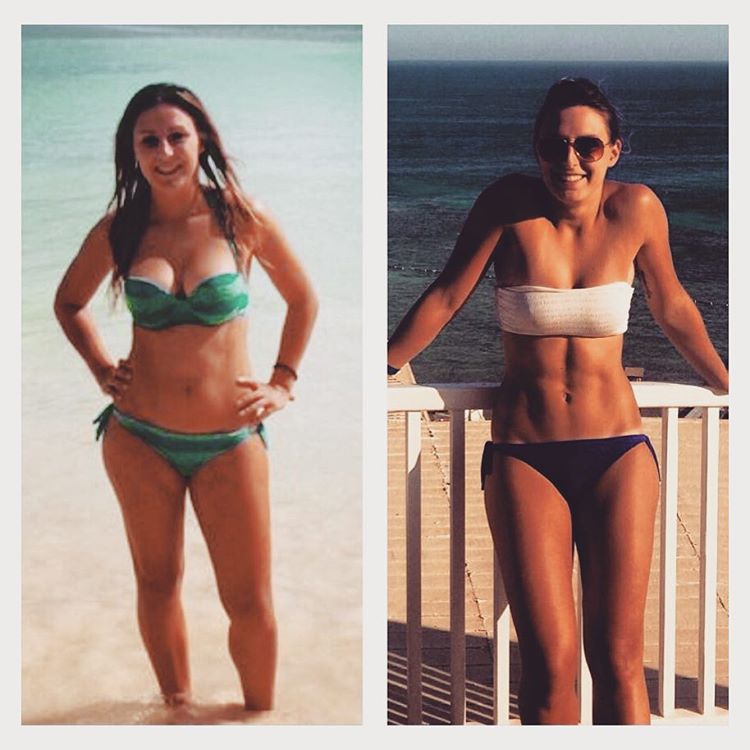 Crossfit Before and After Female Body