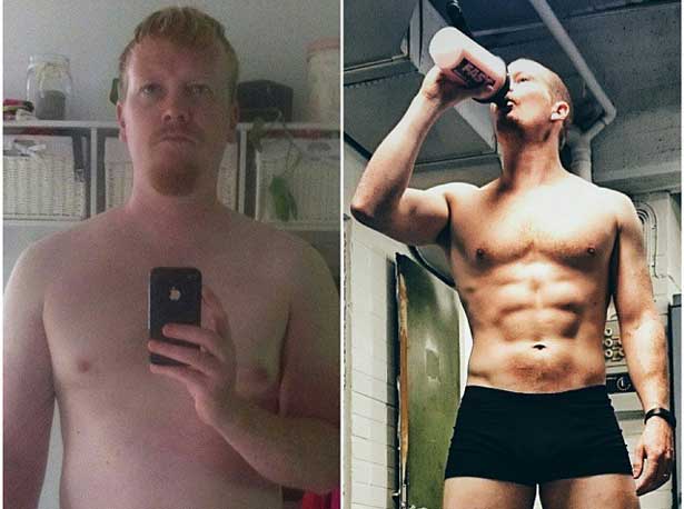 Crossfit Before and After Male